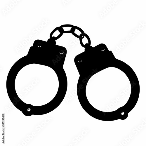 handcuff-silhouette-icon