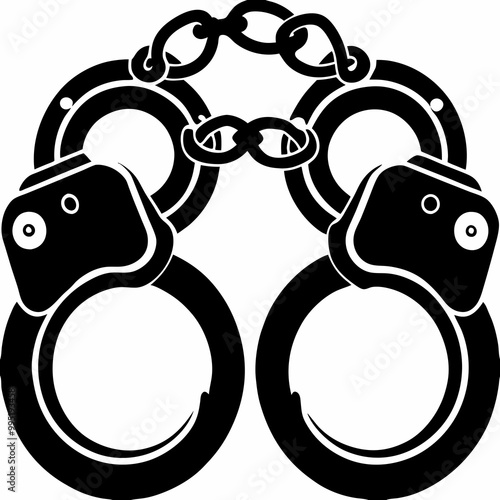 handcuff-silhouette-icon