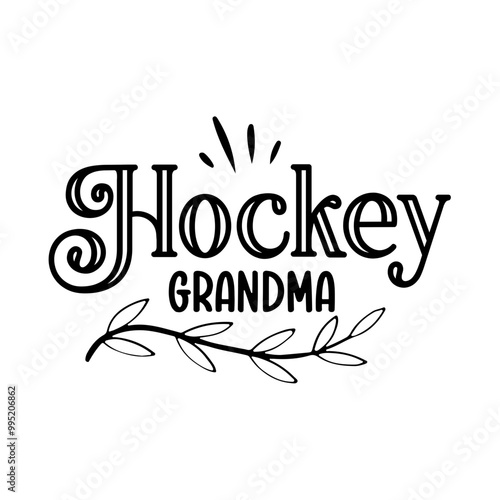 Hockey Grandma SVG