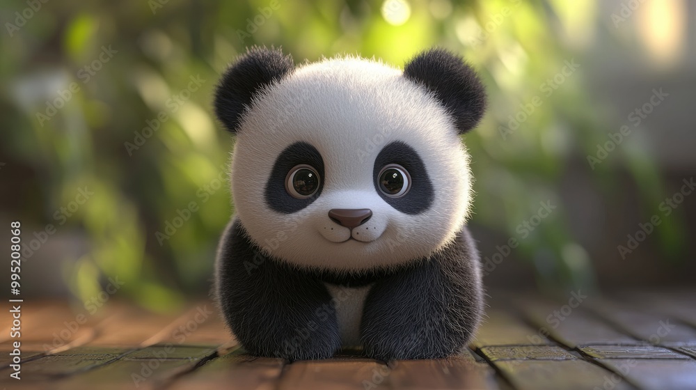 3d, cute, baby panda bear 3d, cute, baby panda bear