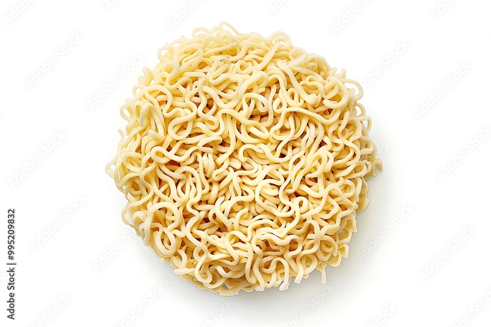 Instant noodle isolated on white background. 3D rendering. Instant noodle isolated on white background. 3D rendering.