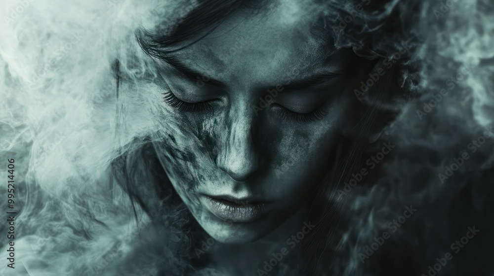 Smudged Gloomy Photo Effect Mockup Smudged Gloomy Photo Effect Mockup