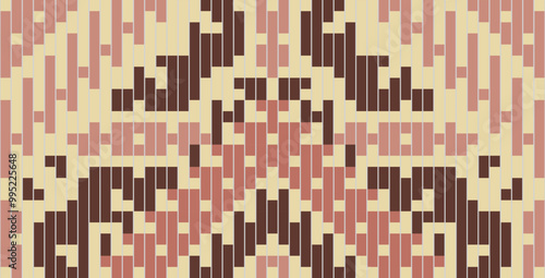 Native Patterns Traditional Pattern Dressfolk Embroidery, Aztec Geometric Ornament Print. Design for Carpet, Wallpaper, Clothing, Wrapping, Fabric