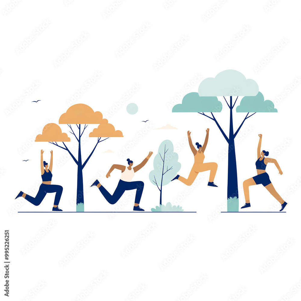 World Health Day. i.llustration tempale with leading an active healthy lifestyle. Design element. World Health Day. i.llustration tempale with leading an active healthy lifestyle. Design element.