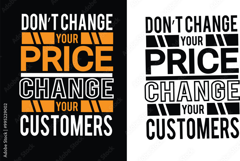 Obraz premium typography style t shirt