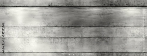 Seamless of Concrete Wall and Floor Background Wide Panoramic Empty Spotlight Garage Scene , isolated on white background, , copy space for text,