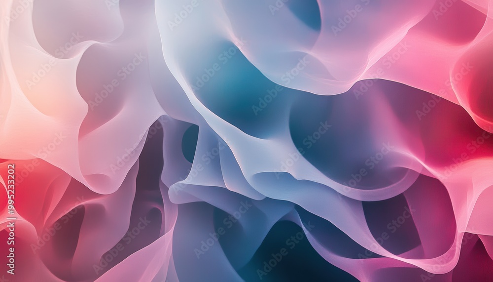 Abstract Swirling Pattern with Pink, Blue, and Purple Hues Abstract Swirling Pattern with Pink, Blue, and Purple Hues