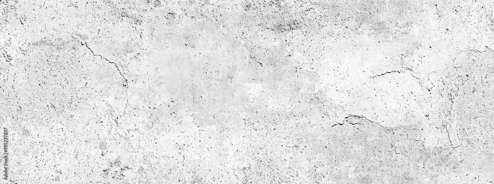 Fototapeta premium Seamless of Panorama of White grey concrete texture