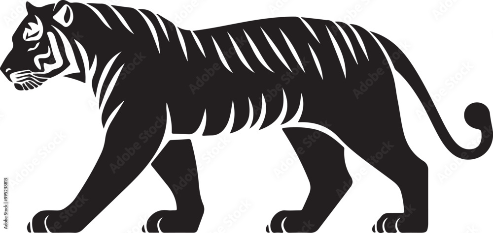 Fototapeta premium illustration of a zebra