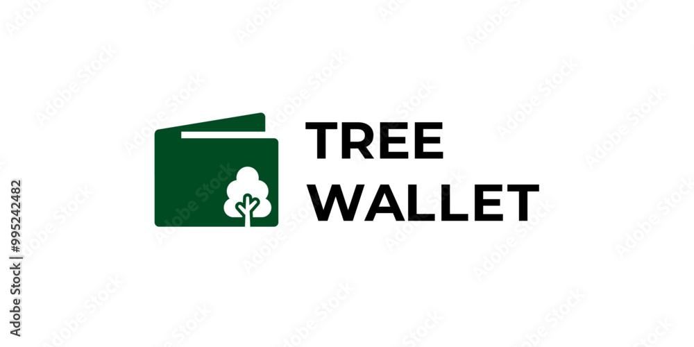 Tree Wallet Logo Design. This Logo merge with Tree and Wallet icon in creative way. Tree Wallet Logo Design. This Logo merge with Tree and Wallet icon in creative way.