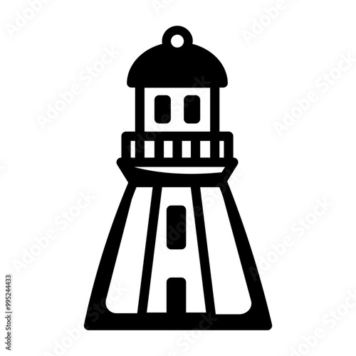 A drawing style icon of portland observatory 