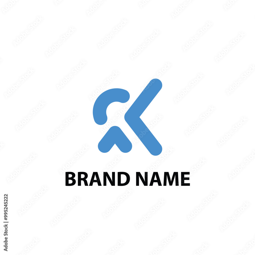 creative elegant minimalist modern logo letter K creative elegant minimalist modern logo letter K