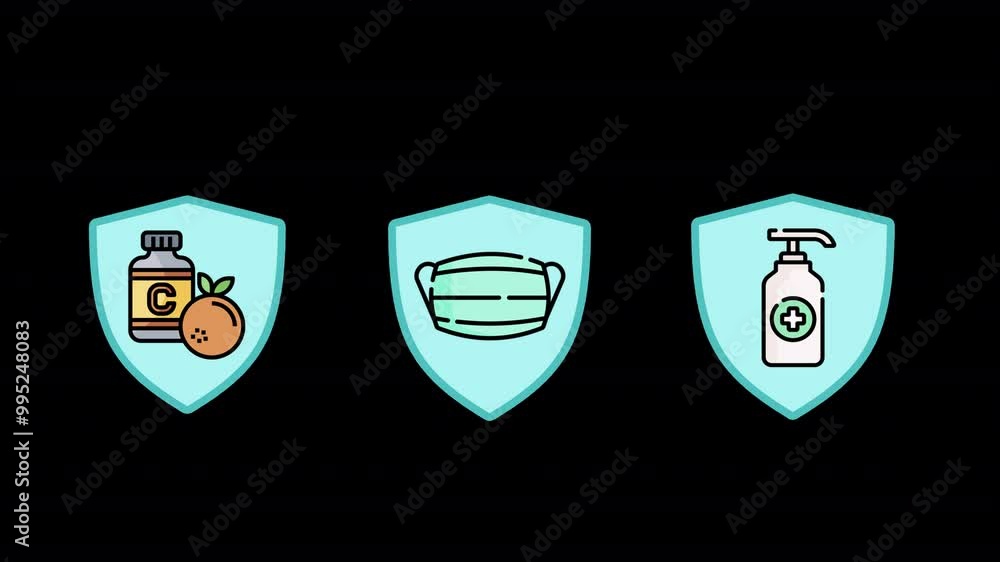 Medical Animation Icon. the focus can be on conveying health, care, and professionalism. adding visual interest while maintaining a clean and minimalist design. alpha video Medical Animation Icon. the focus can be on conveying health, care, and professionalism. adding visual interest while maintaining a clean and minimalist design. alpha video