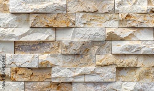 Textured Stone Wall with Natural Earth Tones High-Resolution Close-Up of Natural Stone Patterns