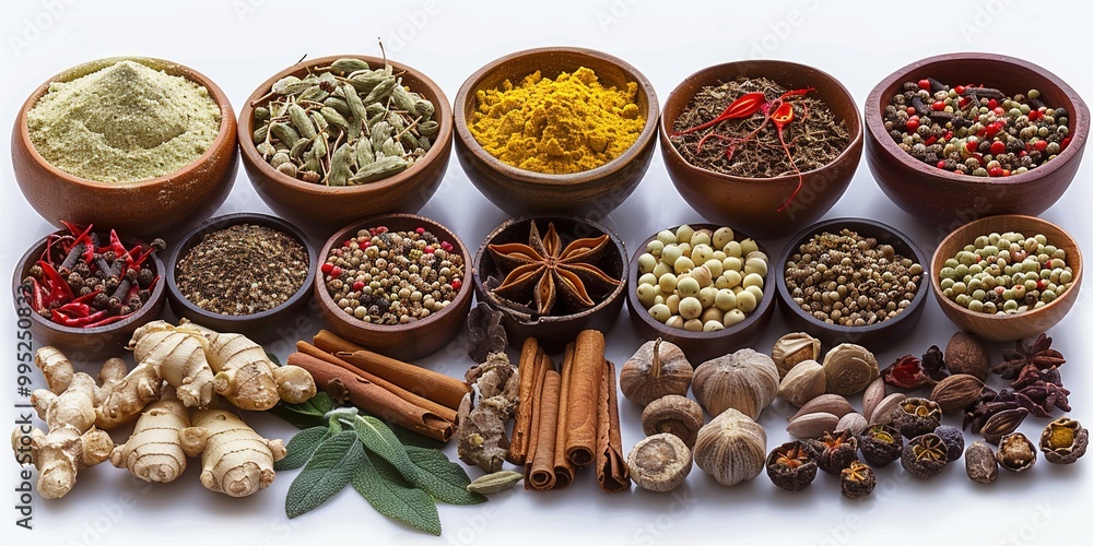 spices in a spoons spices in a spoons