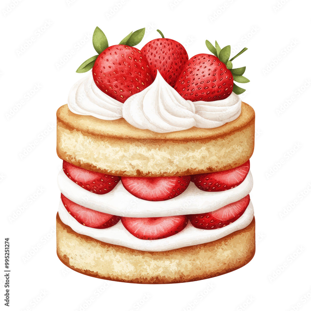Delight in this light sponge cake layered with fresh strawberries and whipped cream, perfect for any celebration or dessert craving Delight in this light sponge cake layered with fresh strawberries and whipped cream, perfect for any celebration or dessert craving