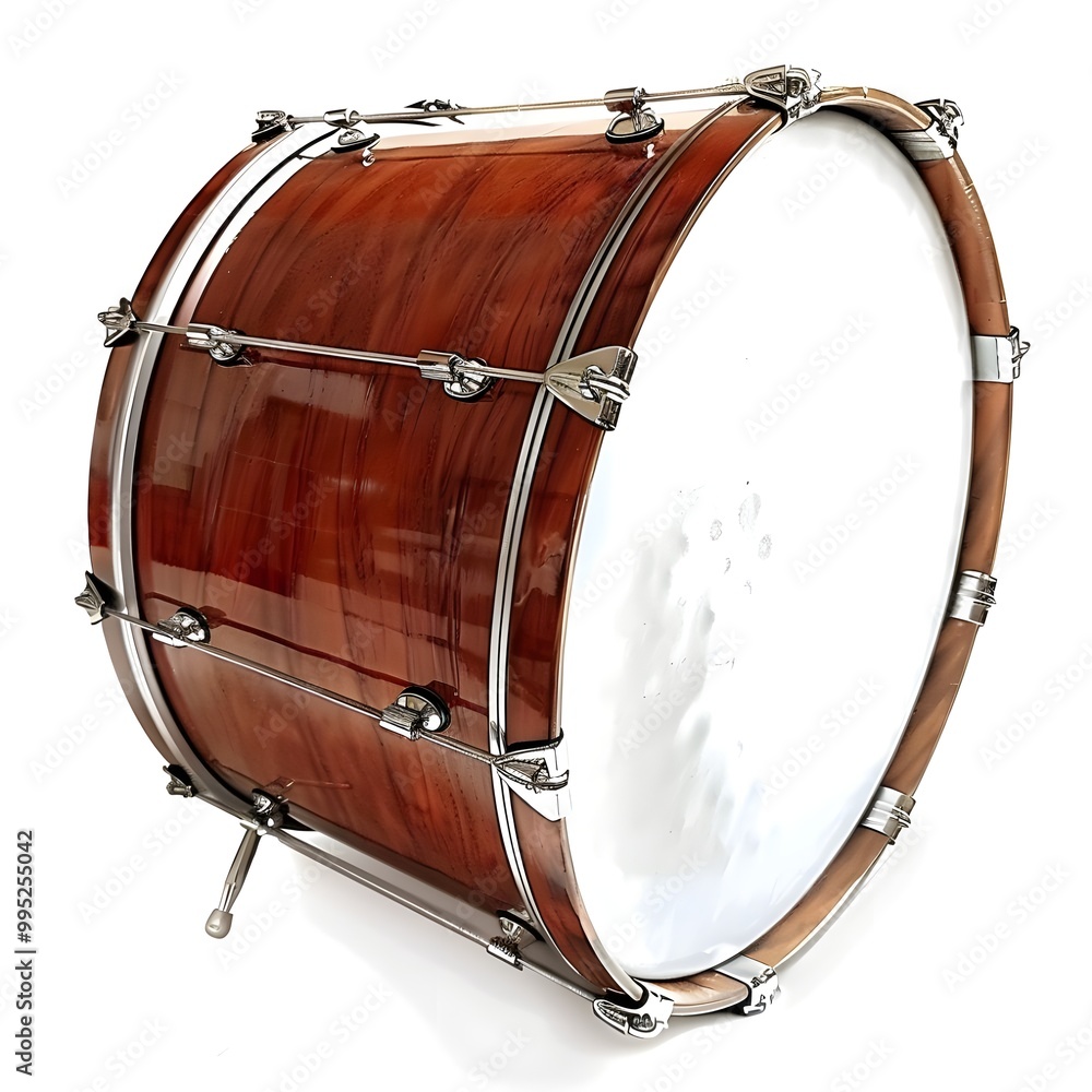 drum isolated with white background Generative AI drum isolated with white background Generative AI