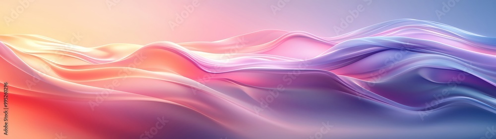Soft pastel gradients blending seamlessly, forming a soothing and dreamy abstract background Soft pastel gradients blending seamlessly, forming a soothing and dreamy abstract background