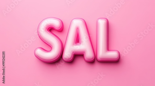 word SALE discount on plain pink background black Friday colorful