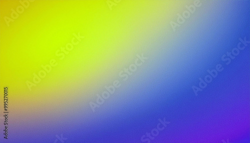 Vibrant gradient background, neon yellow to electric blue,