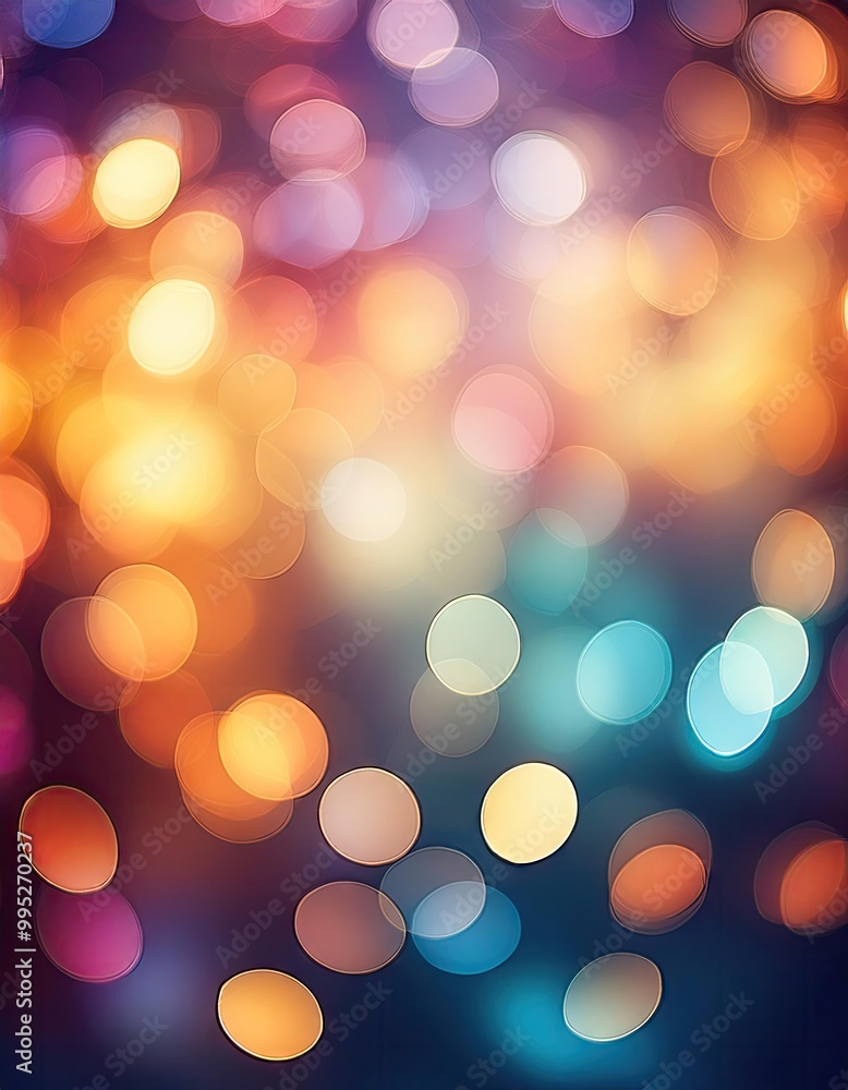 Colorful bokeh lights Colorful bokeh lights