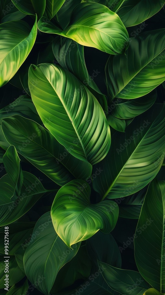 Lush Greenery. Smooth, glossy, and waxy leaves, plant texture. Lush Greenery. Smooth, glossy, and waxy leaves, plant texture.