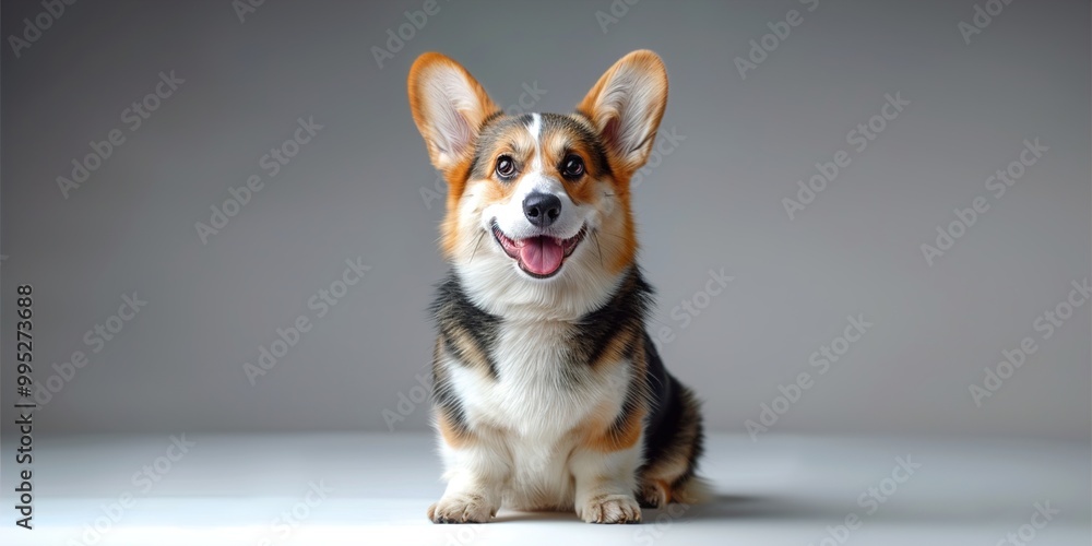 chihuahua puppy on a blue background chihuahua puppy on a blue background