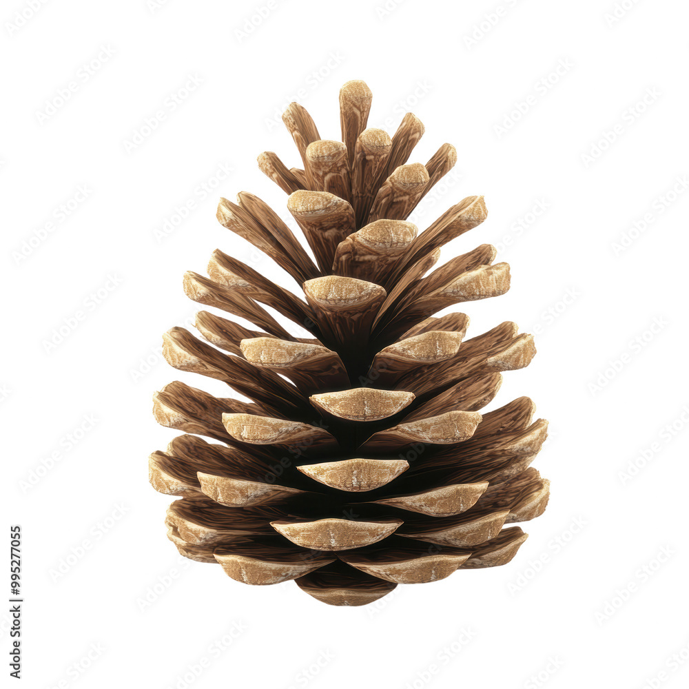 Detailed Close-Up of a Pine Cone on Transparent Background Detailed Close-Up of a Pine Cone on Transparent Background