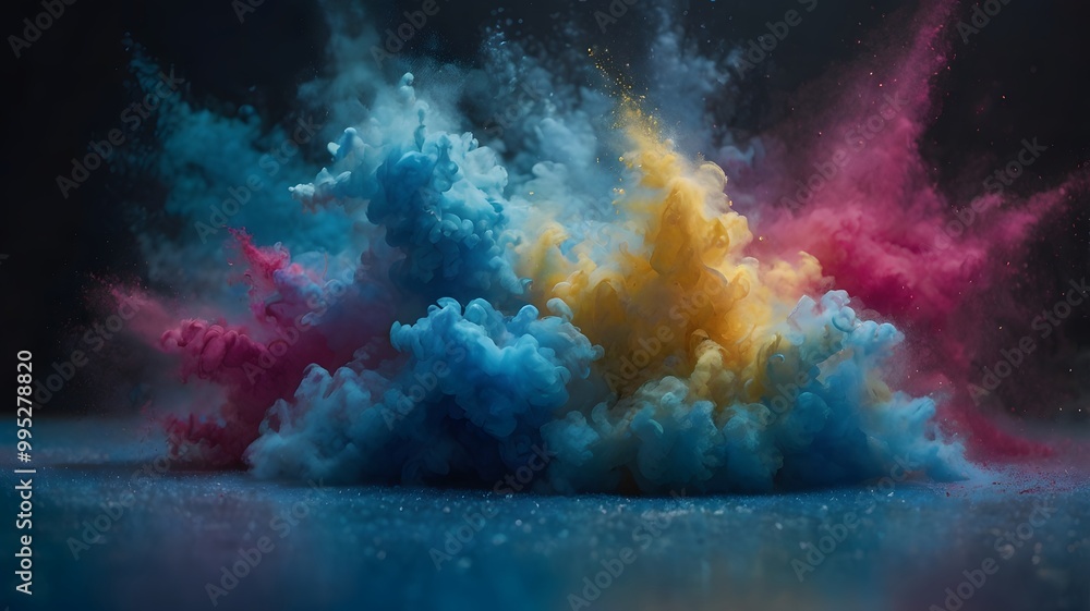 Fototapeta premium Abstract smoke background
