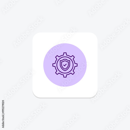 Security Management pentaglow , vector, pixel perfect, illustrator file