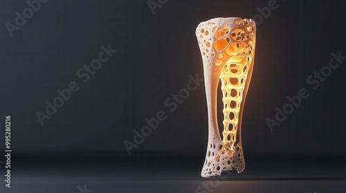 3Dprinted elbow implant with a customizable design for enhanced mobility, orthopedic care, medical innovation photo