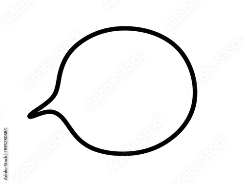 Single Line Thought Bubble: A Surrealist Depiction of the Invisible Flow of Communication