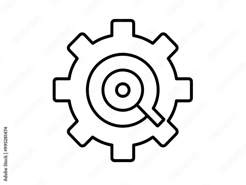 Single Line Gear: Symbolizing Company Workings and Individual Roles Single Line Gear: Symbolizing Company Workings and Individual Roles