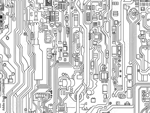 One-Line Circuitry: Abstract Representation of Technical Ingenuity