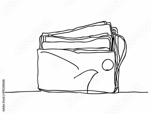 Overflowing Wallet: A Visual Metaphor of Financial Abundance