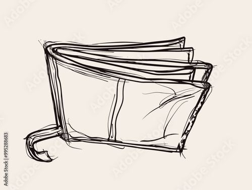 Delicate Solitude: The Emptiness of a Broken Wallet