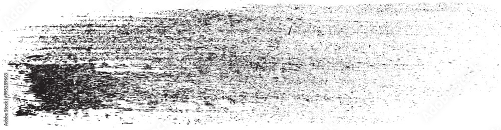 Distress textured banner with noise edges.Vector roller paint. Place overlay, distressed texture over any object to create noise effect .Design element with distressed surface, and grainy edges Distress textured banner with noise edges.Vector roller paint. Place overlay, distressed texture over any object to create noise effect .Design element with distressed surface, and grainy edges