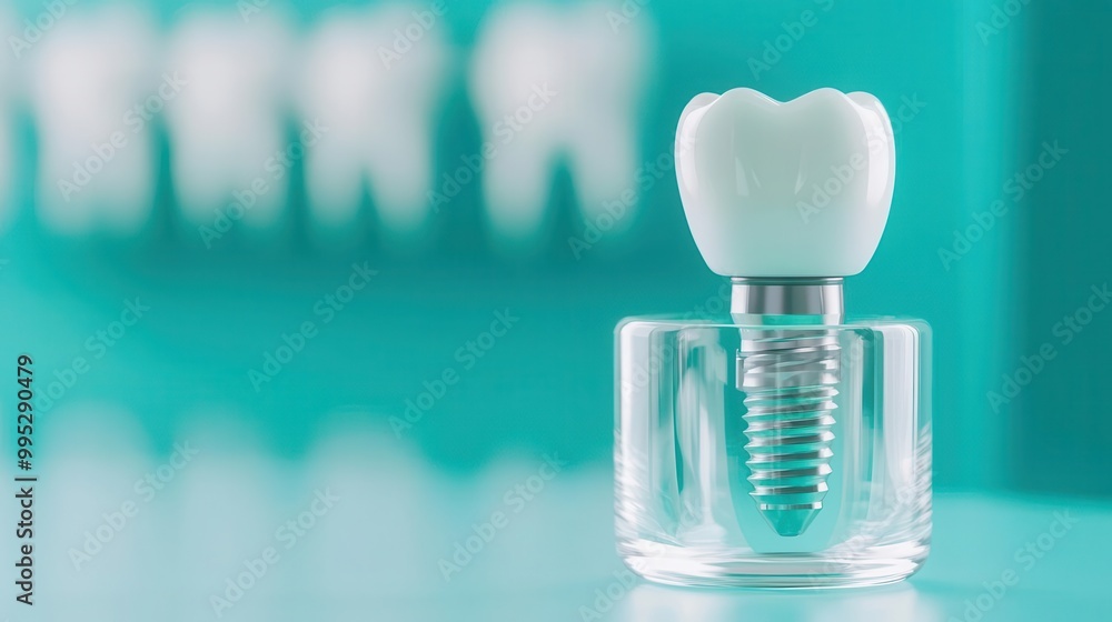 Smart dental implant with integrated sensors to monitor oral health, dental technology, medical innovation Smart dental implant with integrated sensors to monitor oral health, dental technology, medical innovation