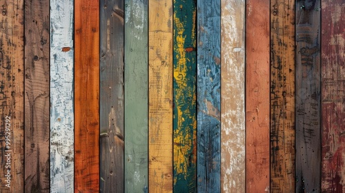 Vibrant Diversity. Varied, colorful, and visually appealing wood texture concept