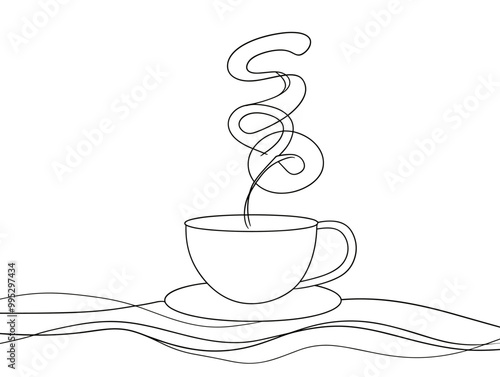 Tranquil Tea Ceremony: A Serene Flow of Graceful Lines