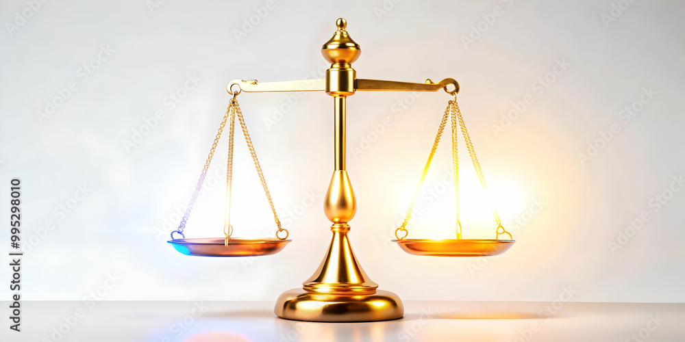 3D Close-Up of Glowing Digital Scales Balancing Light and Darkness: Symbolizing Equality, Justice, and Fairness for Human Rights Day in Macro Focus 3D Close-Up of Glowing Digital Scales Balancing Light and Darkness: Symbolizing Equality, Justice, and Fairness for Human Rights Day in Macro Focus