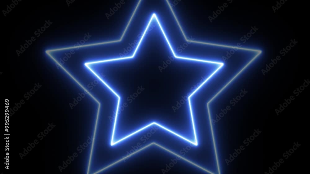 Neon Futuristic Abstract Background, Seamless Loop 4K Video Animation with Glowing Lights Neon Futuristic Abstract Background, Seamless Loop 4K Video Animation with Glowing Lights