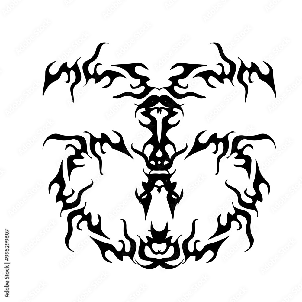 Obraz premium vampaire cybersigil icon