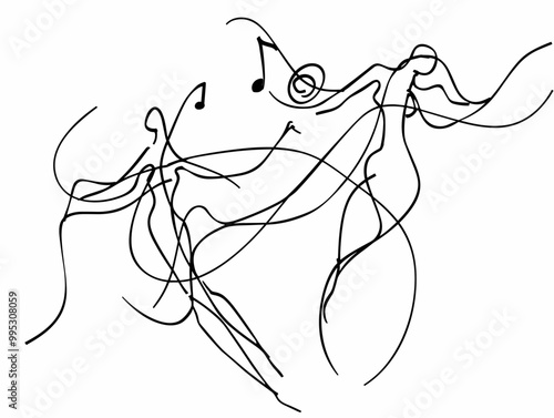 Dance and Expression in Continuous Line: Movement and Melody Merging