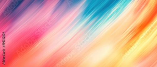 Abstract blurred background featuring a blend of vibrant colors and soft lines ideal for web design applications