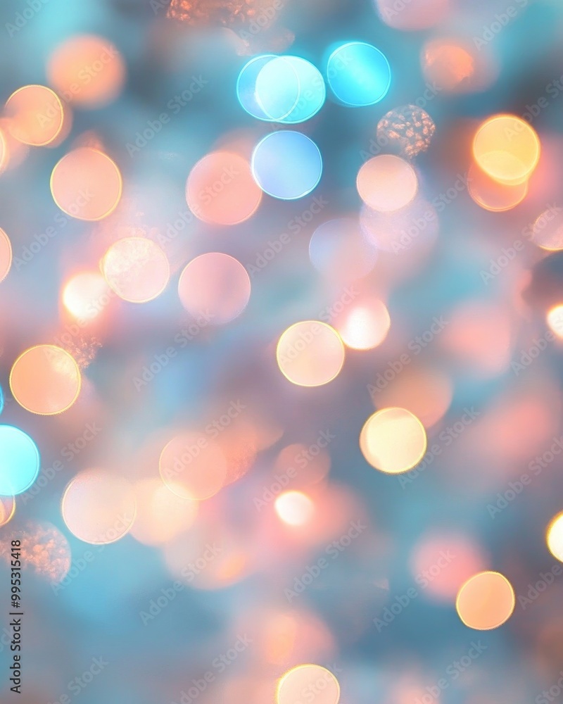 Obraz premium Blurred abstract background with bokeh lights