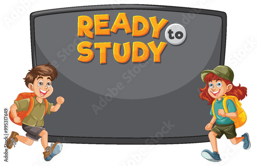 Ready to Study Illustration