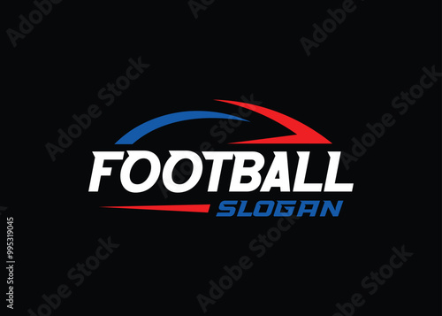 American football fantasy, logo, vector.