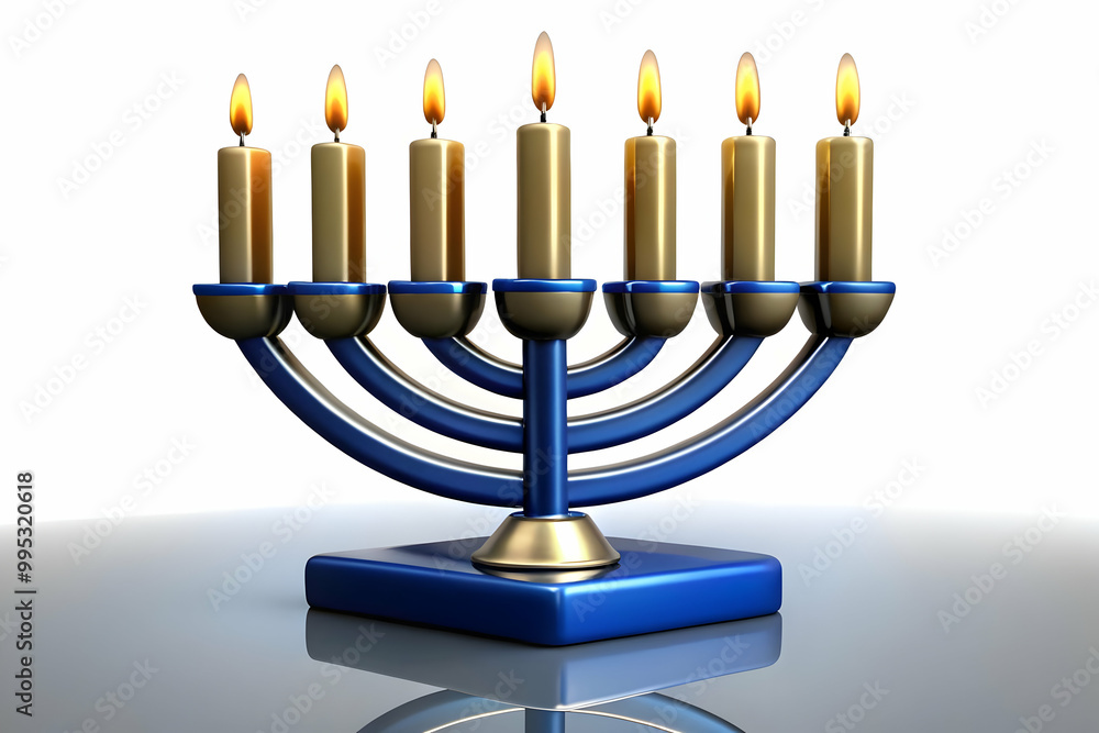 Elegant Flat Glossy Hanukkah Candles Reflected on Mirrored Surface with Dark Background - Modern Aesthetic & Promotional Copy Space Elegant Flat Glossy Hanukkah Candles Reflected on Mirrored Surface with Dark Background - Modern Aesthetic & Promotional Copy Space