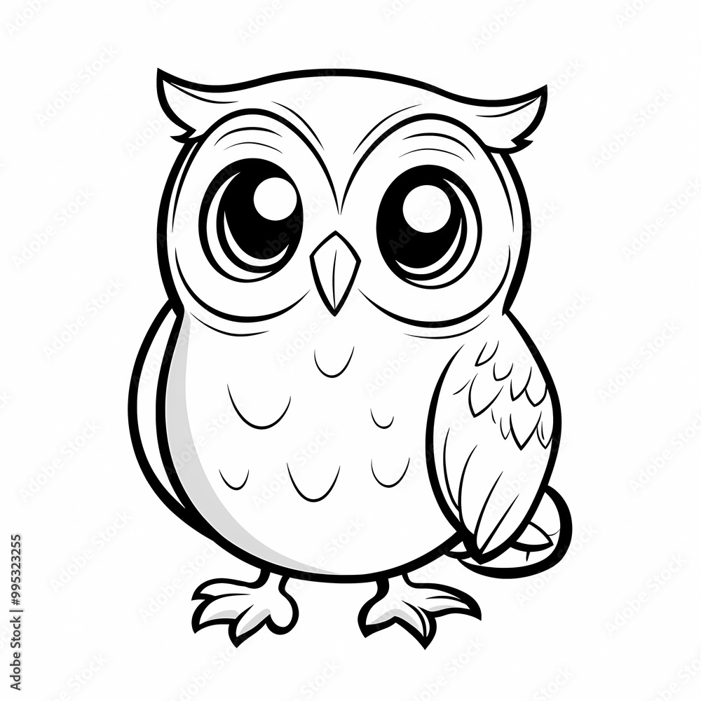 Fototapeta premium Adorable Animal Coloring Pages for Download – Perfect for Kids & DIY Projects, generated ai